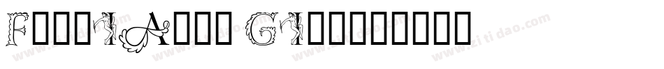 Floriated Gill字体转换